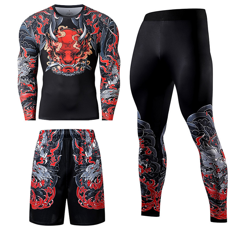 Compression Long Pant - 2/3 шт., мужской спортивный костюм для
