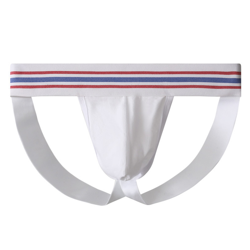 Jockstrap Athletic - 1 шт., мужские дышащие хлопковые стринги,