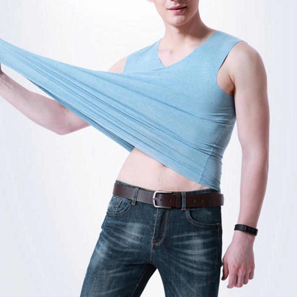 Undershirt Crew Neck - Майка Мужская мягкая с V-образным вырезом,