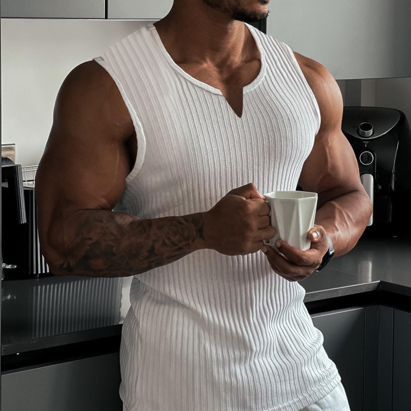 Новая летняя мужская майка с V – обзор и цена Undershirt Crew Neck