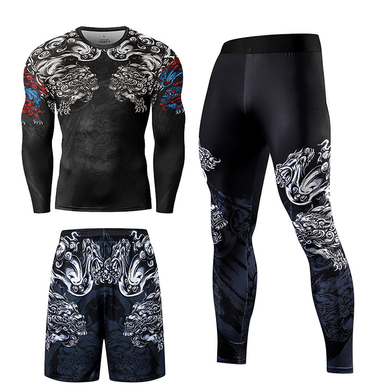 2/3 шт., мужской спортивный ко – обзор и цена Compression Long Pant