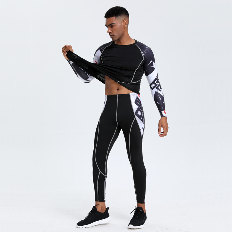 Мужской спортивный костюм для  – обзор и цена Compression Long Pant