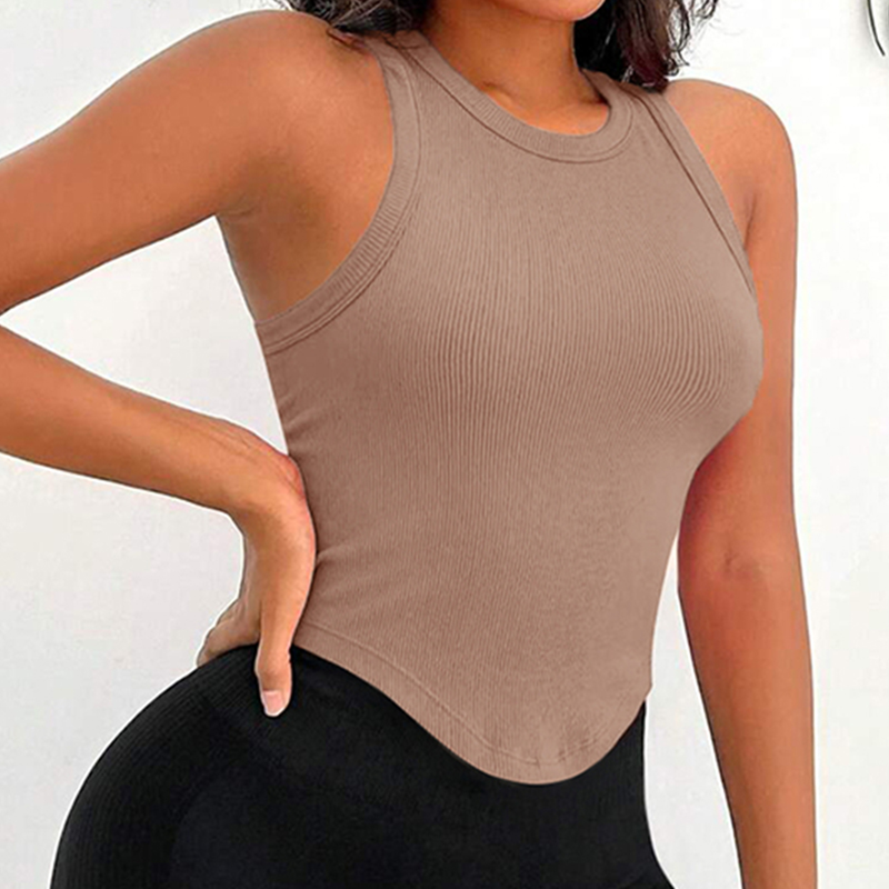 Женский укороченный топ-майка  – обзор и цена Tank Top Ribbed