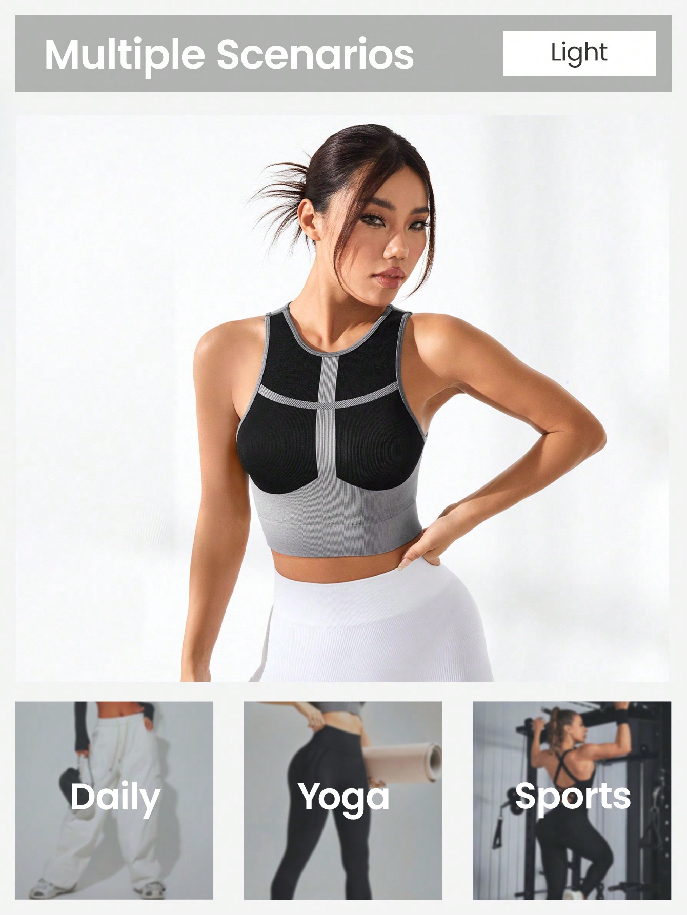 Женский укороченный топ-майка  – обзор и цена Tank Top Ribbed