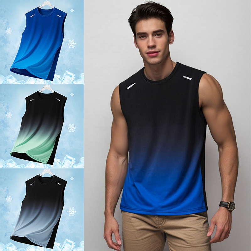 Мужская спортивная майка с гра – обзор и цена Sleeveless Undershirt