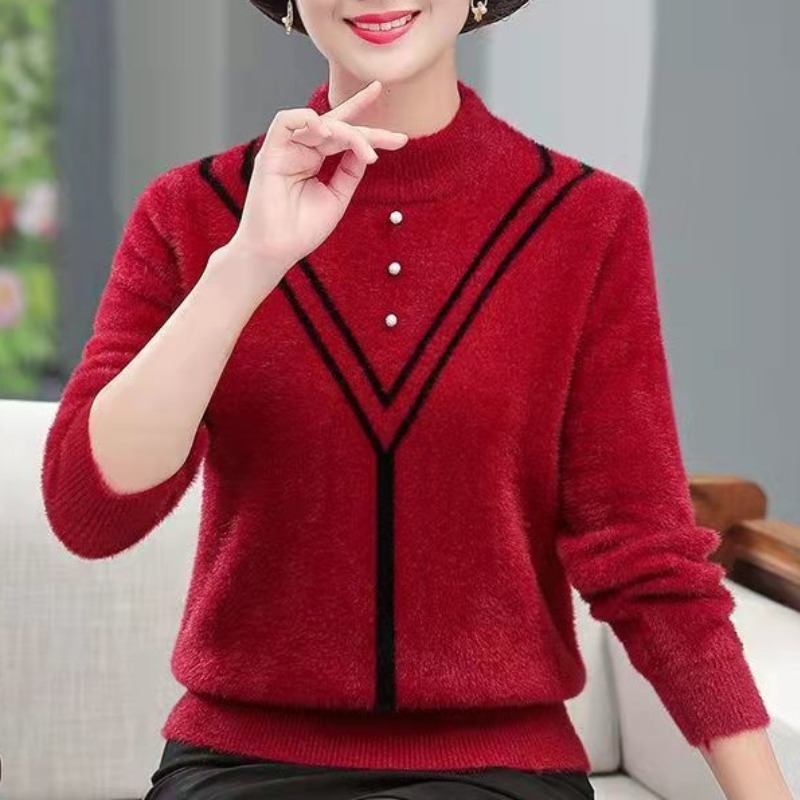 Женский осенне-зимний Однотонн – обзор и цена Undershirt Crew Neck