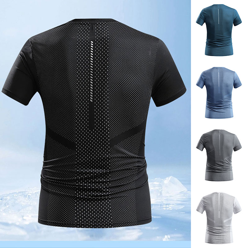 Мужская летняя спортивная футб – обзор и цена T Shirt Tight Fit