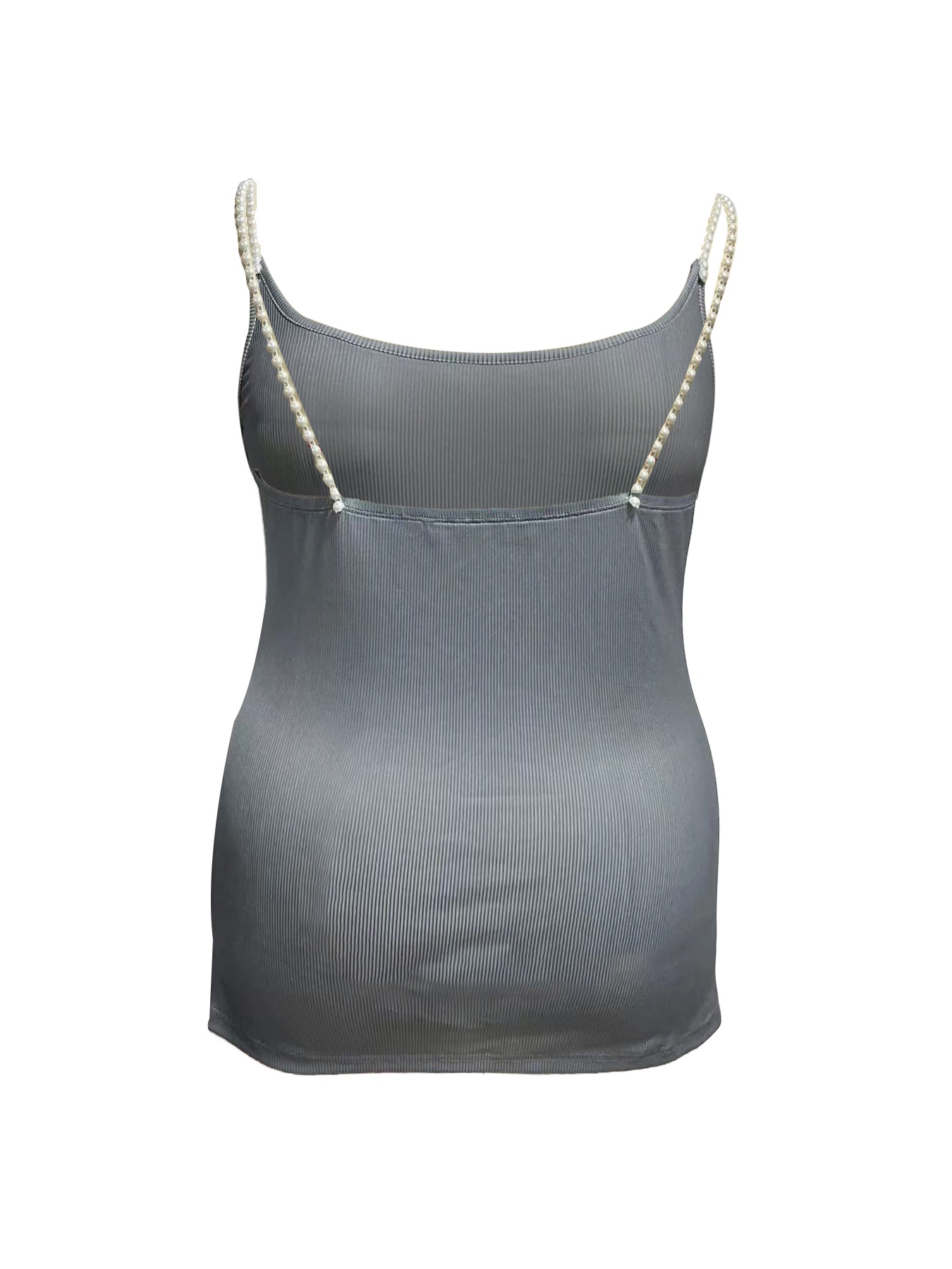 Серый укороченный топ-камизоль – обзор и цена Tank Top Ribbed